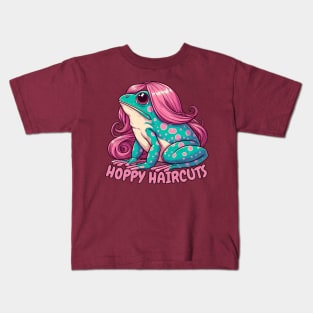 Froggy hairstylist Kids T-Shirt